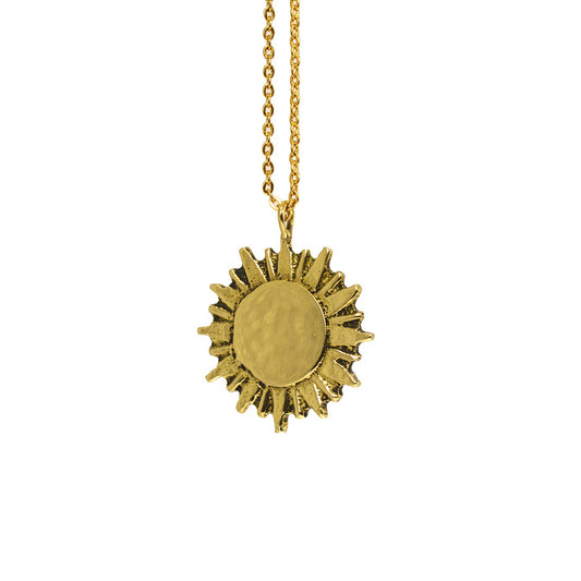 Sunbusrt Brass Pendant