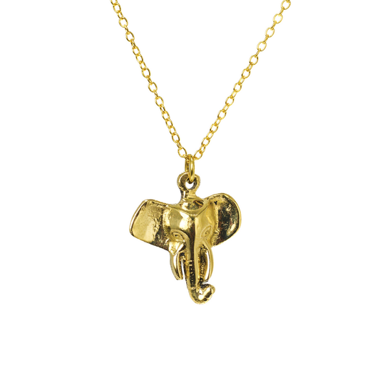 Shimmering Elephant Pendant