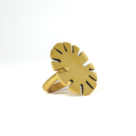 Elegance Leaf Finger Ring